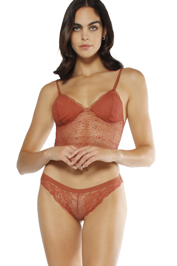 Tanga de Encaje Chantilly con Elástico en Cintura (AGOTADO) - Image 4