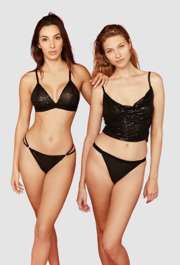 Bralette Triangular de Lentejuelas - Image 2